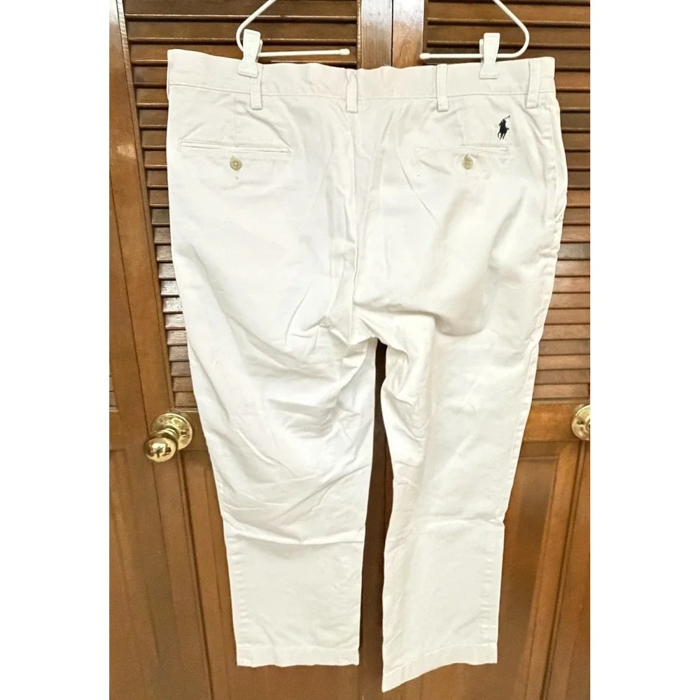 Polo Ralph Lauren Suffield Pants Khaki Chino Classic Cotton 38x30